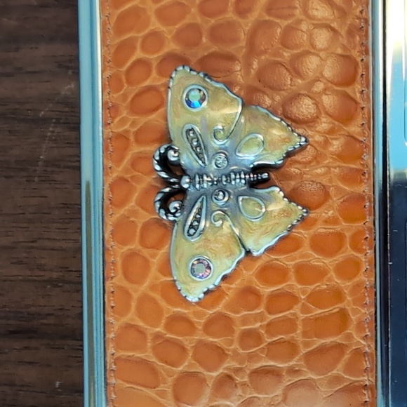 Orange Brighton card holder - Picture 2 of 5